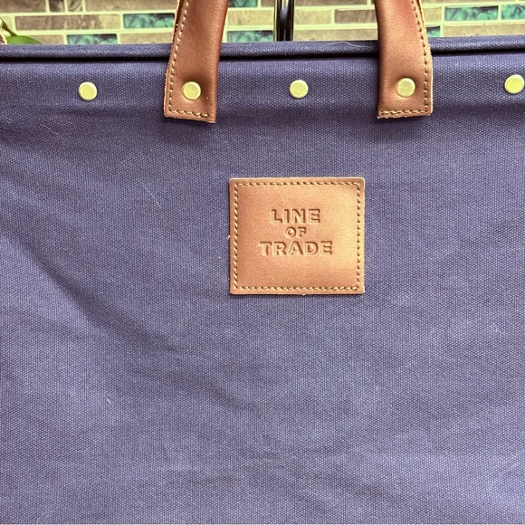 Line of Trade Weekender blue canvas bag - Picture 3 of 8